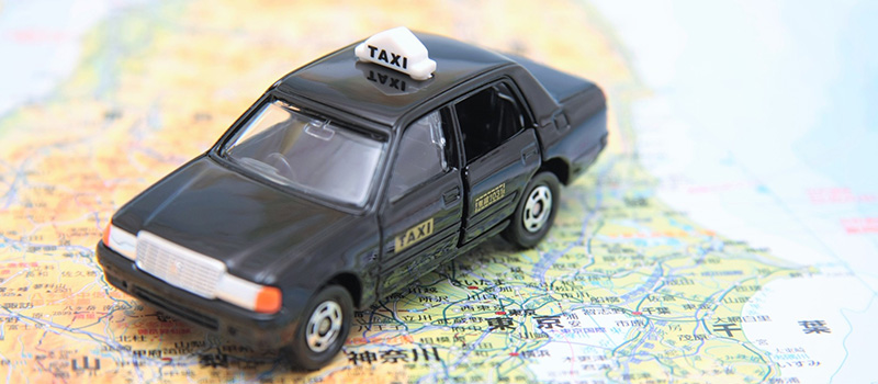 タクシーの模型
